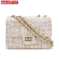 MAGICYZ Women Bags Woolen Brand luxury handbags women bags designer Crossbody Bag Women Shoulder Bag Purse Clutch Sac A Main