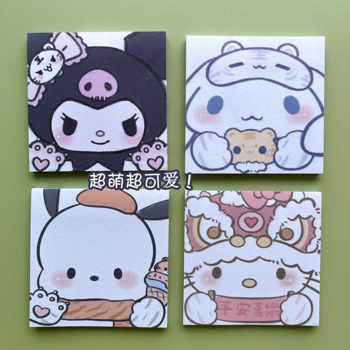 sanrio-kuromi-sticky-note-cartoon-cute-pad-stickable-note