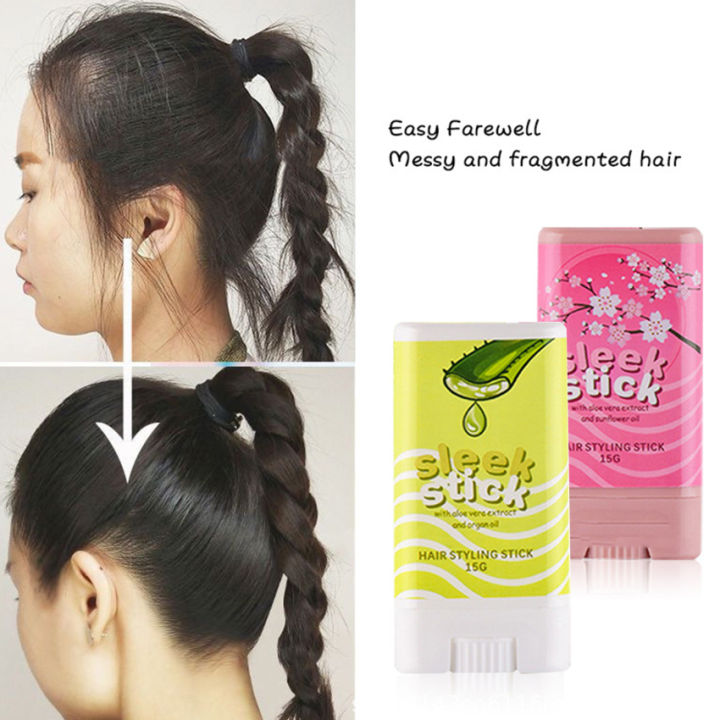 Hair Wax Styling Stick Hold Hair Stick Hair Styling Wax Aloe Vera Oil