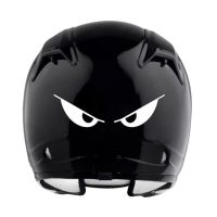 №✙◑ 1PC PET Reflective Car Sticker Motorcycle Helmet Evil Eyes Shape Body Sticker Personalized Decoration Helmet Sticker
