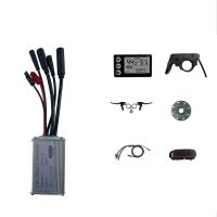 15A EBike Controller Kit 15A Sinewave Squarewave Controller 36/48V 250W Bike Controller with S866 LCD Display Panel for Electric Scooter E-Bike Accessories