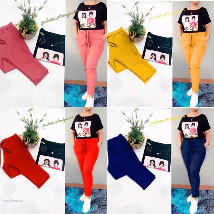 terno pants turtle neck top+squarepants bangkok terno .. | Lazada PH