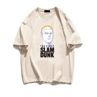 Fashion Anime Men T Shirt Slam Dunk Tees Cartoon Basketball Player Summer Clothing Casual Tops Oversize Pure Cotton Short Sleeve