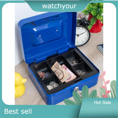 กล่องโลหะเก็บเงิน ที่เก็บเงิน เก็บเหรียญ กล่องเก็บ เงินพร้อมที่ล็อค Metal storage box กล่องเก็บของ กล่องเหล็กเก็บเงิน ตู้เซฟเก็บเงิน ตู้เหล็กใส่เงิน กล่องเหล็กใส่เงินพร้อมที่ล็อกกุยแจ