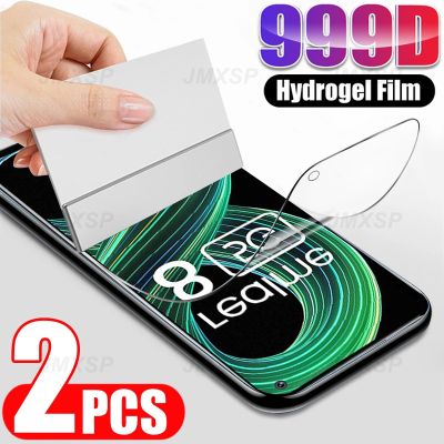 2Pcs Hydrogel Film For Realme C25 C21 C20 C20A C21Y C25S Screen Protector For Realme C15 C12 C3i C30 C31 C33 C35 Q3 Q5 Pro Film