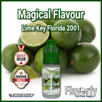 Magical Flavour Lime Key Florida 2001 - กลิ่นมะนาวฟลอริด้า  2001 - กลิ่นผสมอาหาร - ผ่านการรับรองจาก อย. ประเทศไทย บรรจุและขายโดย Flavorfy กลิ่นผสมอาหารอเนกประสงค์ เหมาะสำหรับ ลูกอม, กัมมี่, น้ำผลไม้, เบเกอรี่, ไอศครีม, ของเหลวอื่่นๆ