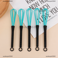 sunkepo6392 1PC hair Tools พลาสติกเครื่องปั่นขนาดเล็กมือพลาสติกสีตีไข่