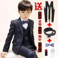 [COD] Childrens suit dress three-piece boy 2021 autumn and winter flower girl one-year-old host performance