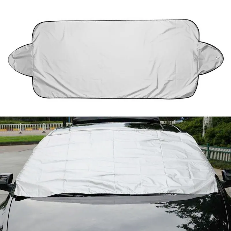 Winter Car Snow Cover Foldable Car Windshield Cover Sunshade Snow Cover