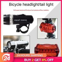 Bicycle Flashlight Battery Powered Abs For Any Type Of Bike Headlight Combination Bicycle  Lamp Bicycle Light Cycling Lights