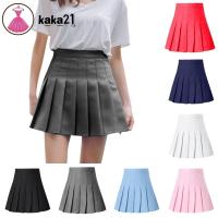 COD DSFGRETGRYTWE ❤KAKA❤ Womens Fashion High Waist Pleated Mini Skirt Slim Waist Casual Tennis Skirt