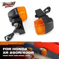 ♨▣✉ XR400R XR250R XR600R Turn Signal Light For HONDA XR 600R 400R 250R Motorcycle Accessories Front Rear Blinker Indicator Lamp LOGO