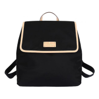 กระเป๋าเป้ ผ้า Nylon ขอบหนังแท้ สายผ้า ปรับความยาวได้ ใบใหญ่ เบา KATE SPADE WKRU 3038 NEKO KENNEDY PARK NYLON BLACK BACKPACK BAG BLACK สีดำ