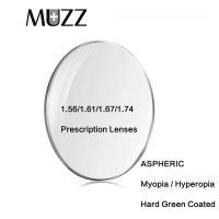 MUZZ Glasses Aspheric Lenses 1.56/1.61/1.67/1.74 Thinner Myopia Super Tough Resin Presbyopia Optical Prescription