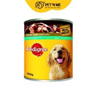 Pedigree เพดดีกรี อาหารเปียก สำหรับสุนัข รสไก่และตับ 700 g