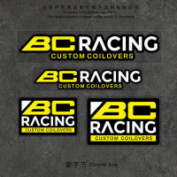 JDM สติกเกอร์ BC RACING สติกเกอร์รถส่วนบุคคลการปรับเปลี่ยนรถสปอนเซอร์สติกเกอร์สะท้อนแสงสติกเกอร์ตกแต่งร่างกายเพื่อป้องกันรอยขีดข่วน