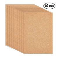 【YF】◐▤  10Pcs 2mm Thickness Insulation Sheets Wood Board Mats for Coasters Picture Crafts Self-Adhesive