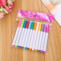 12สีชุด Liquid Chalk Markers ปากกา Bright Neon ปากกาสำหรับกระจก Windows กระดานดำ Markers เครื่องมือการสอน Office