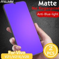 （ATG）2ชิ้น/ล็อต Anti Blue LightForV21 V21e V20Matte ป้องกันหน้าจอ ForV21 5G V20Glass