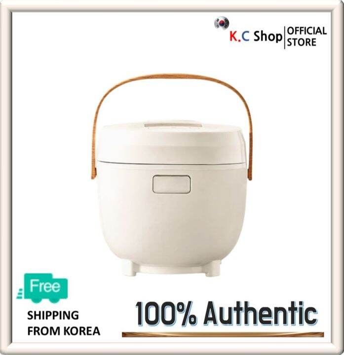 [HOMEZIO] Low Sugar Rice Cooker 2L White / Mini Multicooker
