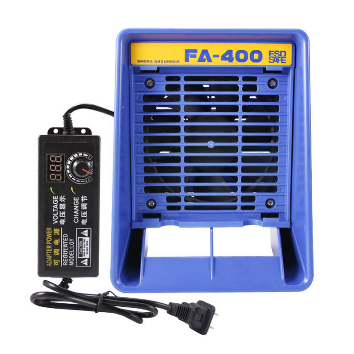 fa-400-solder-iron-เครื่องดูดควันเครื่องสกัดควันบัดกรีเครื่องเป่าลมเดสก์ท็อปพัดลมระบายอากาศควันดูดซับเครื่อง