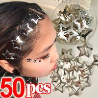 【YF】✣  2/50Pcs Star Hair for Filigree Metal Clip Hairpins Barrettes Jewelry Nickle Bobby Pin