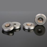 9pcs 30mm outer diameter mold waste gasket 5mm 10mm thickness 5mm 6mm aperture positioning screw washer fitting 45 steel