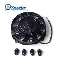 【cw】 7 quot;10 quot;12 quot;Electric Engine Cooling Radiator Motor Cooler Electric Pull Push 12V 80W 【hot】