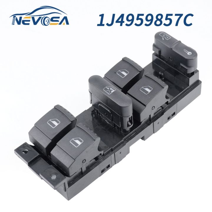 สวิตช์กระจกไฟฟ้ารถยนต์-nevosa-1j495985-7c-สำหรับโฟล์คสวาเก้น-vw-สโกดาโฟเบียรถเก๋ง-octavia-jetta-bora-mk4-passat-b5-1j4959857d-กอล์ฟ