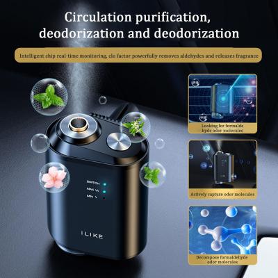【DT】  hotCar Aromatherapy Diffuser Intelligent Atomization Eliminate Odor Formaldehyde Perfume Ornament Car Spray Humidifier Integrated