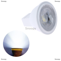 Snoopy หลอดไฟ LED MR11 3W 1ชิ้น, ดวงไฟสปอร์ตไลท์ ac DC12V ประหยัดพลังงานโคมไฟสปอตไลท์แบบขาคู่โคมไฟบ้านในร่มหลอดฮาโลเจน