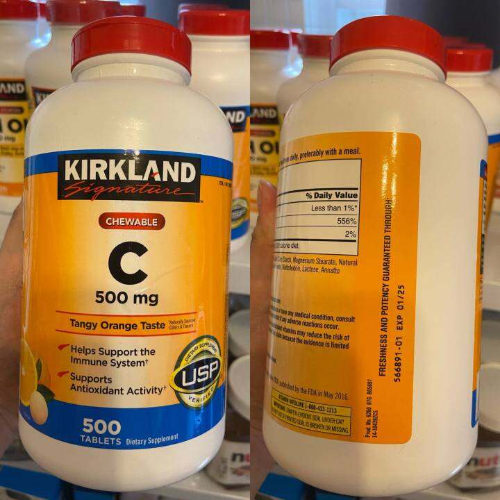 Kirkland Vitamin C 500mg Chewable Lazada PH