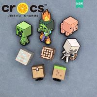 Minecraft jibbitz cross แท้ แผ่นติดรองเท้า รูปมายคราฟท์ 3D DIY