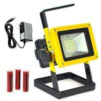 lights4u LED Floodlight 30W ชาร์จไฟบ้าน ไฟรถ ได้ ปรับขึ้น/ลง ได้