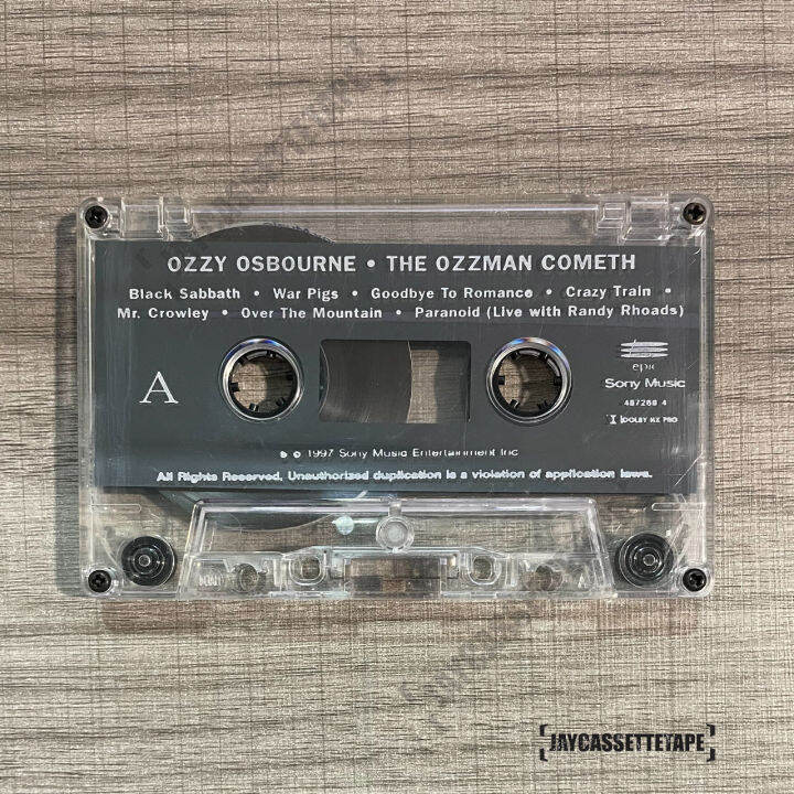 ozzy-osbourne-อัลบั้ม-the-ozzman-cometh-เทปเพลง-เทปคาสเซ็ต-เทปคาสเซ็ท-cassette-tape-เทปเพลงสากล