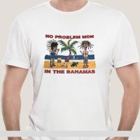 Sandbeach Beavis and head Bahamas No Problem Mon Tshirt Irie Reggae Rasta Cartoon Unisex New Short Sleeve XS-6XL