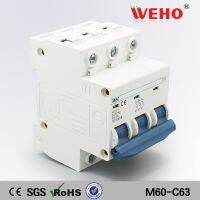 63a Mcb 3 Mini Circuit Breaker ราคาถูกสินค้าออนไลน์จากประเทศจีน M60-c63