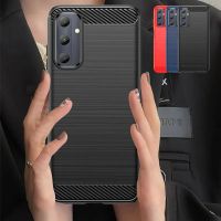 เคสคาร์บอนกันชนซองนุ่มกันกระแทกด้านหลังสำหรับ Samsung Galaxy A05S A05 5G 2023เคสโทรศัพท์ฝาปิดคาร์บอนไฟเบอร์สำหรับ SamsungA05S A05 S 4G