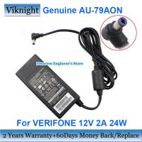 ♝❖✈2023ใหม่... AU-79AON ที่ชาร์จอะแดปเตอร์สำหรับ AC Verifone 12V 2A 24W แหล่งจ่ายไฟ PWR268-001-01-B สำหรับ VX680