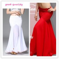 【YD】   chiffon bag hip Belly dance fishtail belly costumes top /skirt 1pc free shipping
