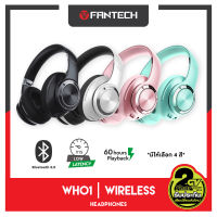 FANTECH WH01 WIRELESS HEADPHONES หูฟังไร้สาย หูฟังบลูทูธ มีระบบ Low latency ป้องกันเสียงดีเลย์