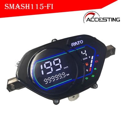 เครื่องมือดิจิตอล SMASH115 FI สำหรับรถจักรยานยนต์ U8 Changdi รหัส ZS110-9มาตรวัดความเร็ว FW110จอแสดงผล VIVA115ส่วนที่ทำด้วยตนเอง