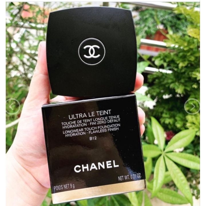 [Chanel] Ultra Le Teint Cushion Compact Long wear Touch  Foundation+Sample+Pouch