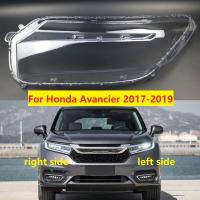 ฝาครอบไฟหน้ารถยนต์สำหรับ Honda Avancier 2017 2018 2019โป๊ะไฟแบบโปร่งใสเลนส์ไฟหน้าของแท้ปลอกโคมไฟลูกแก้ว