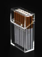 Acrylic Lipstick Box Transparent Lipstick Holder Storage Organizer Case Lipstick Lighter Storage Pocket Carry Smoking Tool Container beneficial