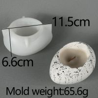 Egg Shaped Candlestick Silicone Mold DIY Storage Box Epoxy Resin Succulent Plant Flowerpot Concrete Cement Plaster Mold