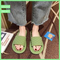 ๑ஐ♚ Internet-Famous Slippers Womens Korean Outerwear Student FashioninsInterior Non-Slip Flat for