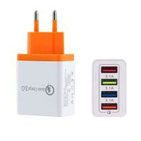 Quick Charge 3.0 USBหลายพอร์ตหัวชาร์จ/Adapter Plug Qualcomm 4 Port Fast Chargeปลั๊กยูเอสบีติดผนัง/Socket