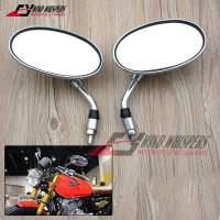 2X10mm รถจักรยานยนต์ Universal กระจกมองหลังสำหรับ CA250 Steed Magna Shadow Kawasaki Vulcan EN GN 125 250 400 600 750 800 CB400SS