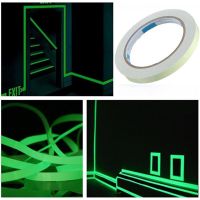 ZZOOI Luminous Fluorescent Night Self-adhesive Glow In The Dark Switch Sticker Safety Security Room Warning Tape 3-10M